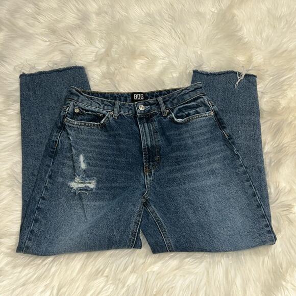 Woman’s BDG Mom Frayed Hem Jeans Size 25 - Picture 2 of 11
